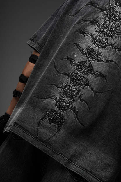 "CENTIPEDE" WASHED TEE-OSI