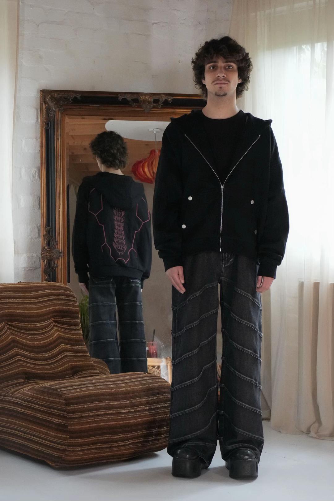 REFLECTIVE CYBERPUNK SANDEVISTAN HOODIE-OSI