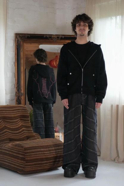 REFLECTIVE CYBERPUNK SANDEVISTAN HOODIE-OSI