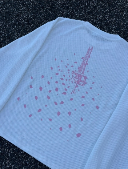 SHATTERED BLOOM WAFFLE KNIT-OSI