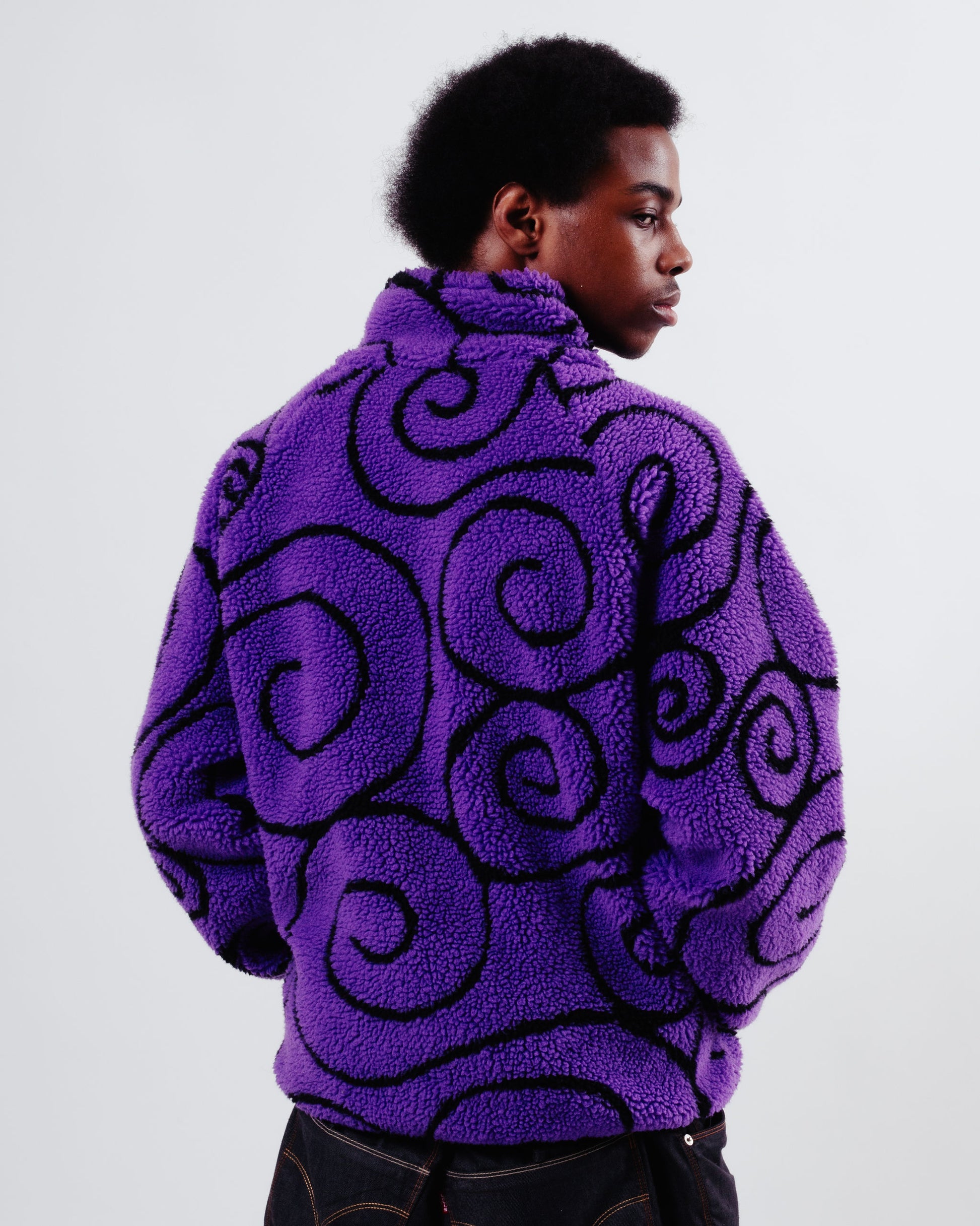GOMU REVERSIBLE SHERPA JACKET-OSI