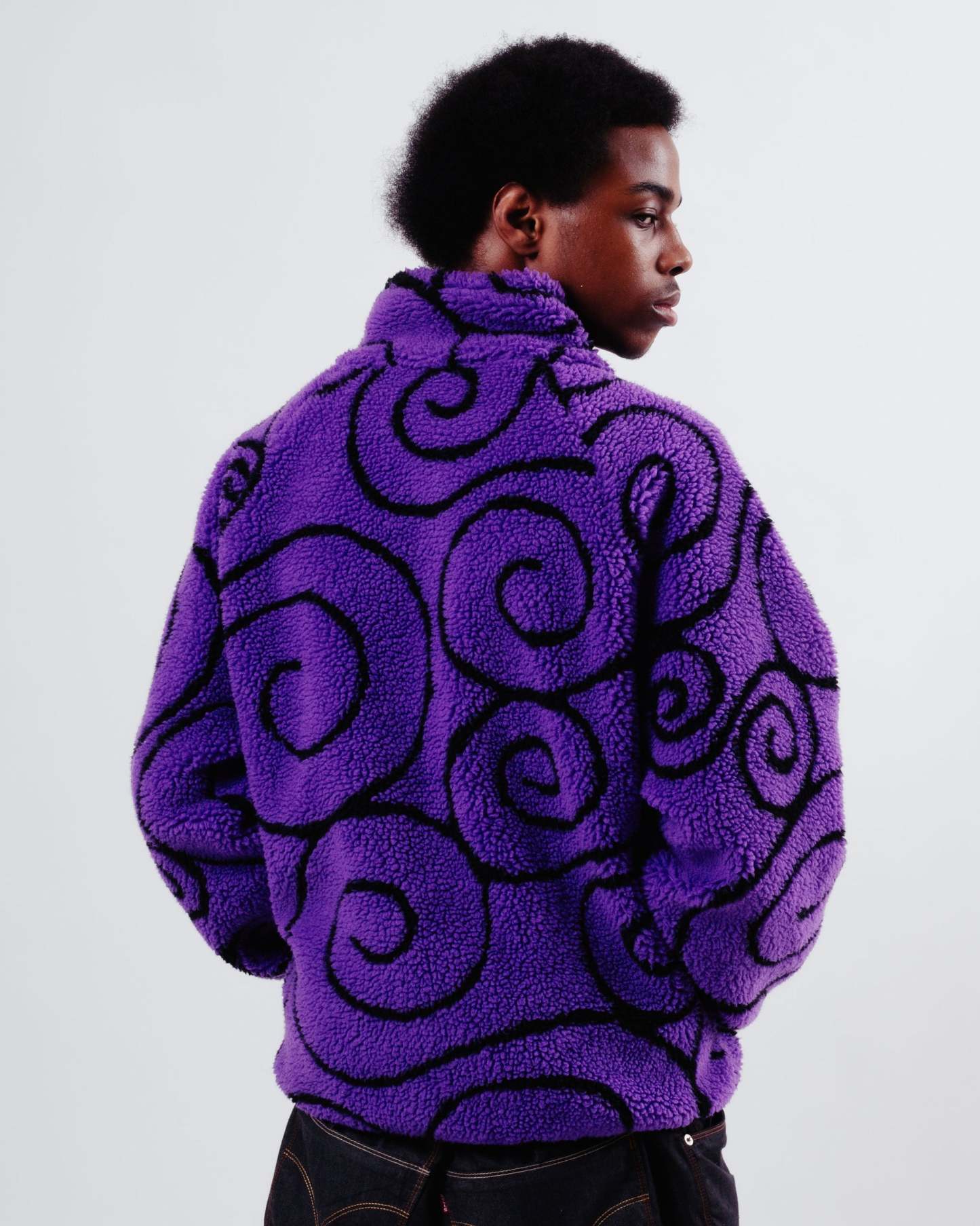 GOMU REVERSIBLE SHERPA JACKET-OSI