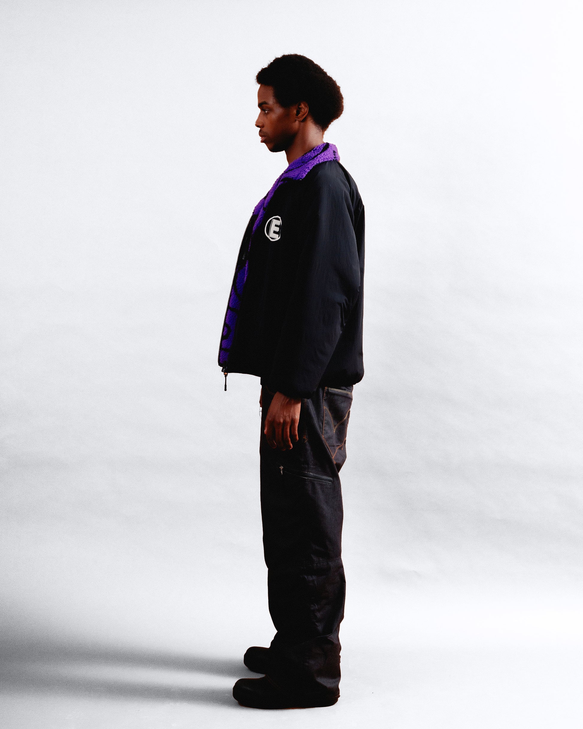 GOMU REVERSIBLE SHERPA JACKET-OSI