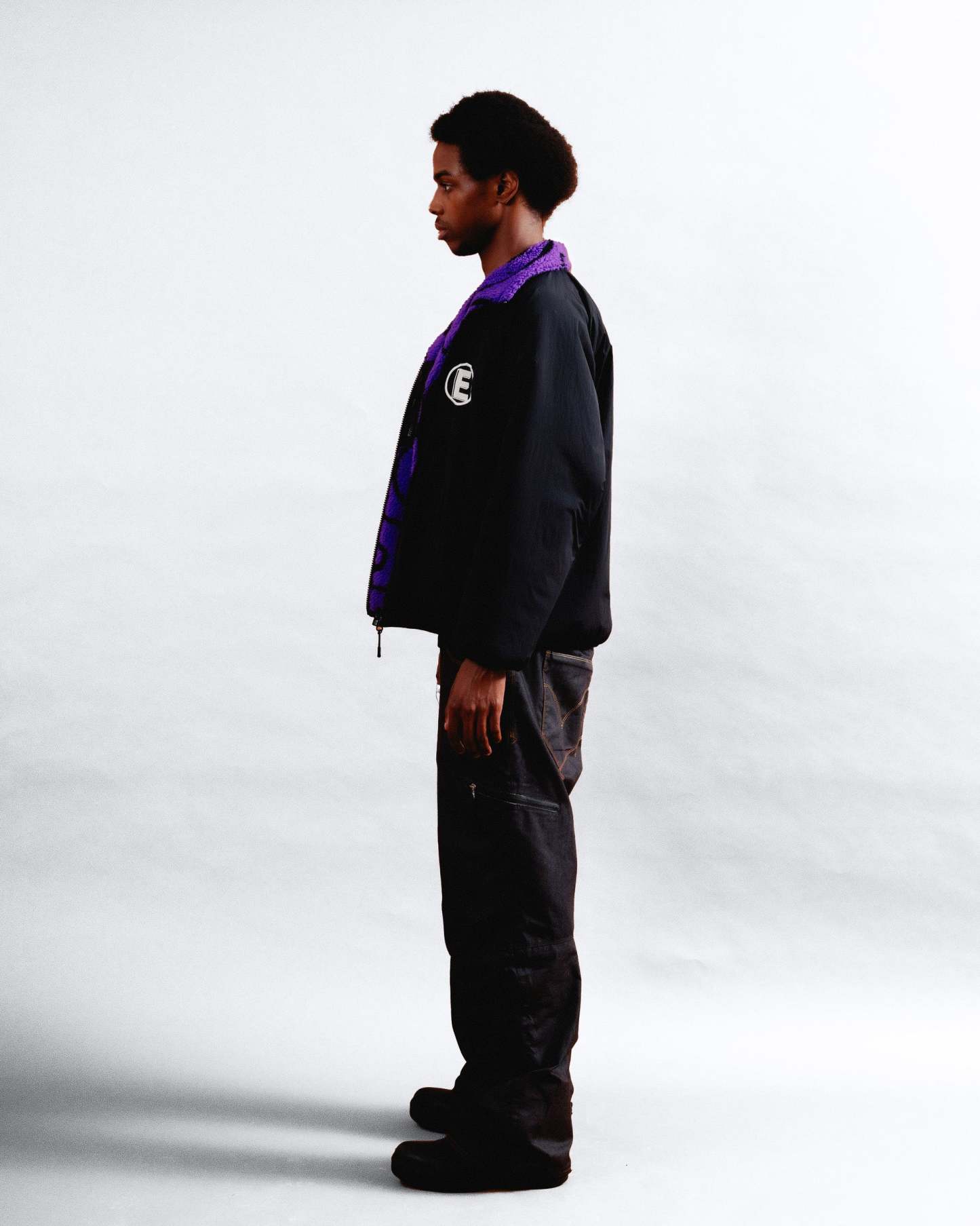 GOMU REVERSIBLE SHERPA JACKET-OSI