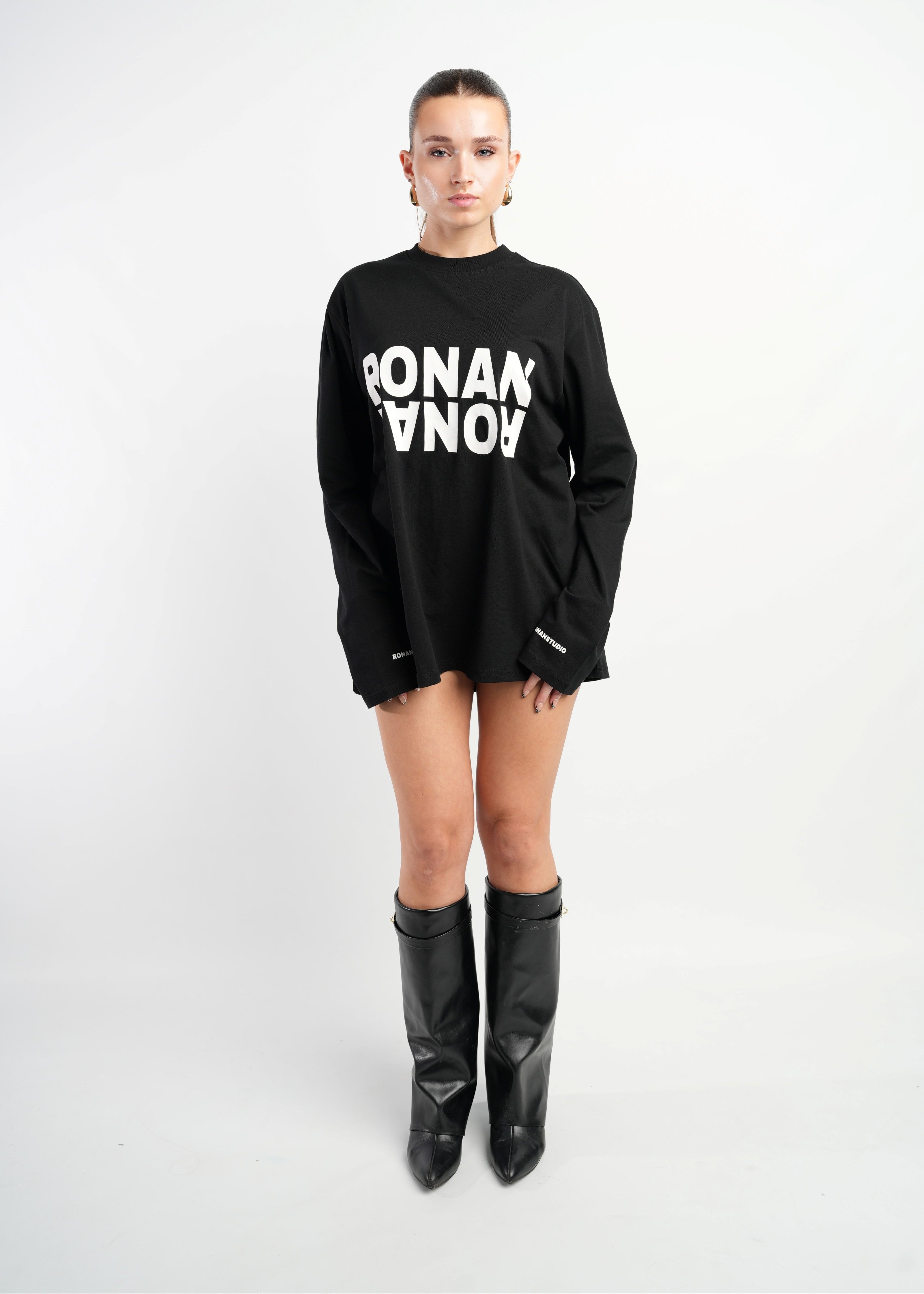 PRE-ORDER CLUB OVERSIZED LONGSLEEVE BLACK-OSI