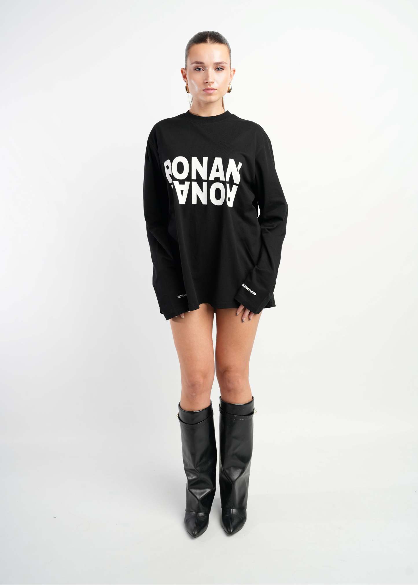 PRE-ORDER CLUB OVERSIZED LONGSLEEVE BLACK-OSI
