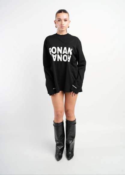 PRE-ORDER CLUB OVERSIZED LONGSLEEVE BLACK-OSI