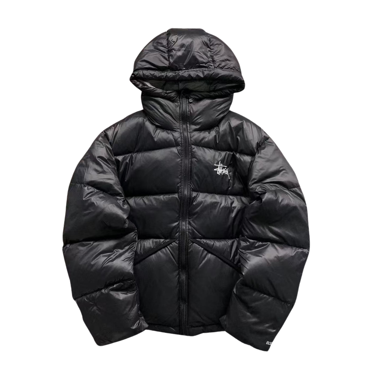 Stussy Micro Ripstop Down Parka Black