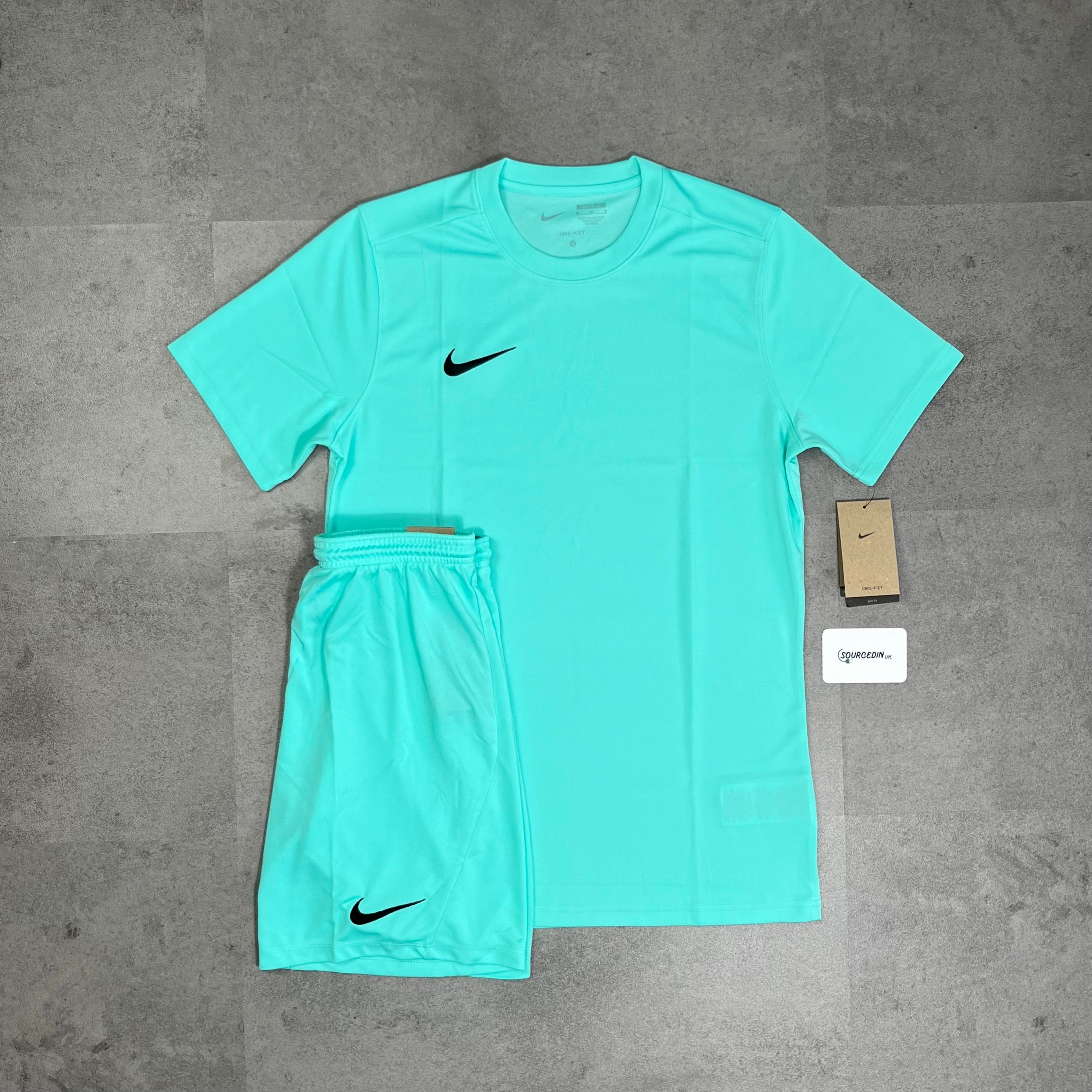 Dri Fit Set Turqoise/Black Shorts-OSI