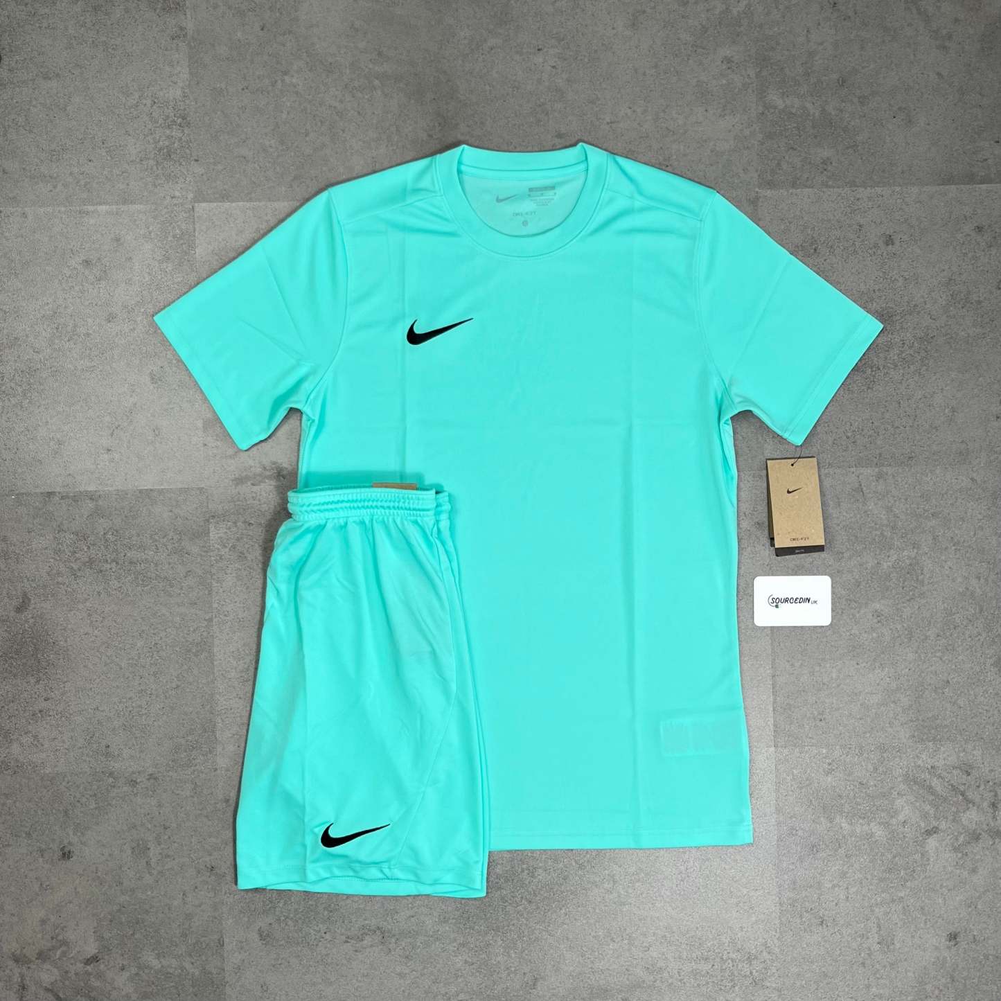Dri Fit Set Turqoise/Black Shorts-OSI
