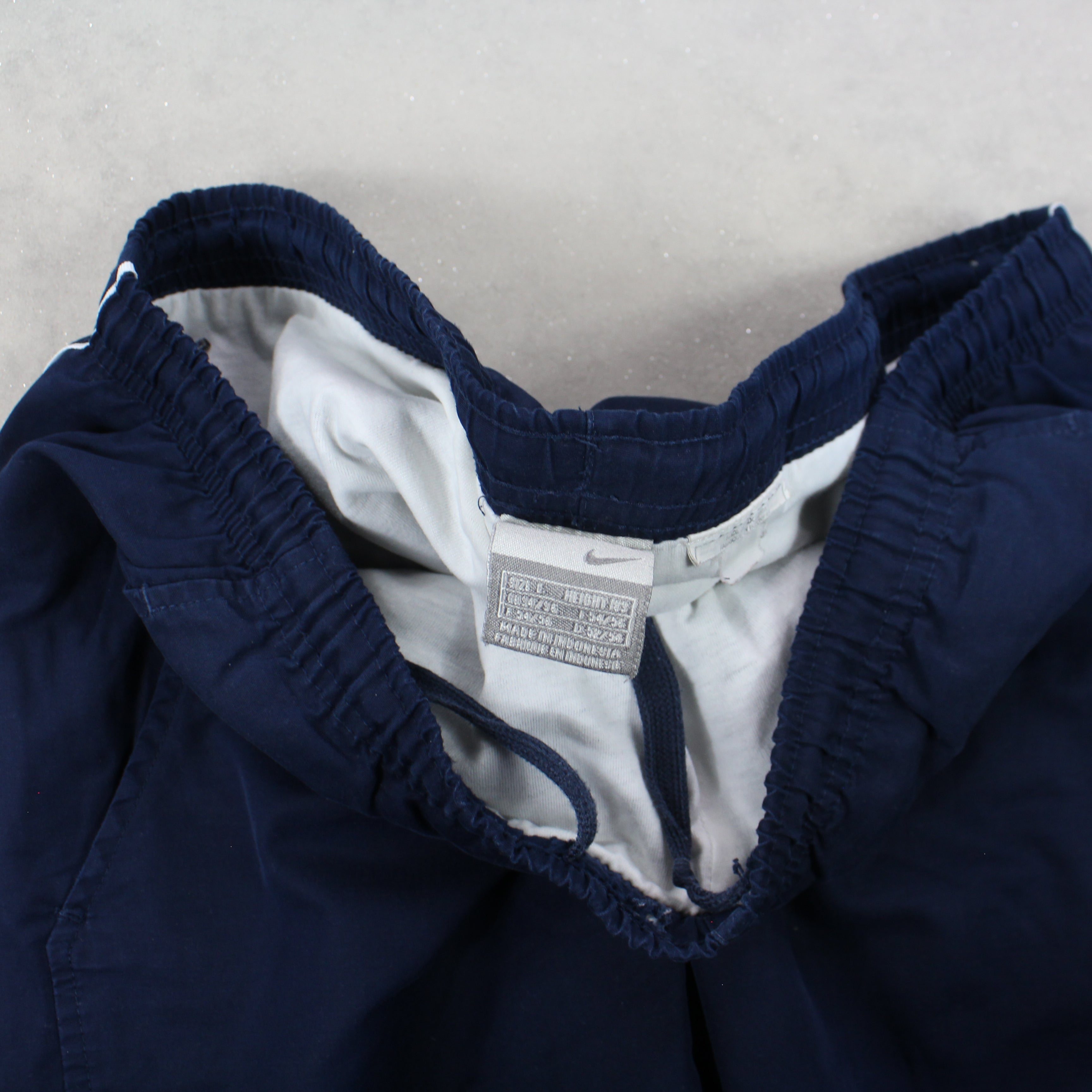 RARE 00s Spellout Trackpants Navy-OSI