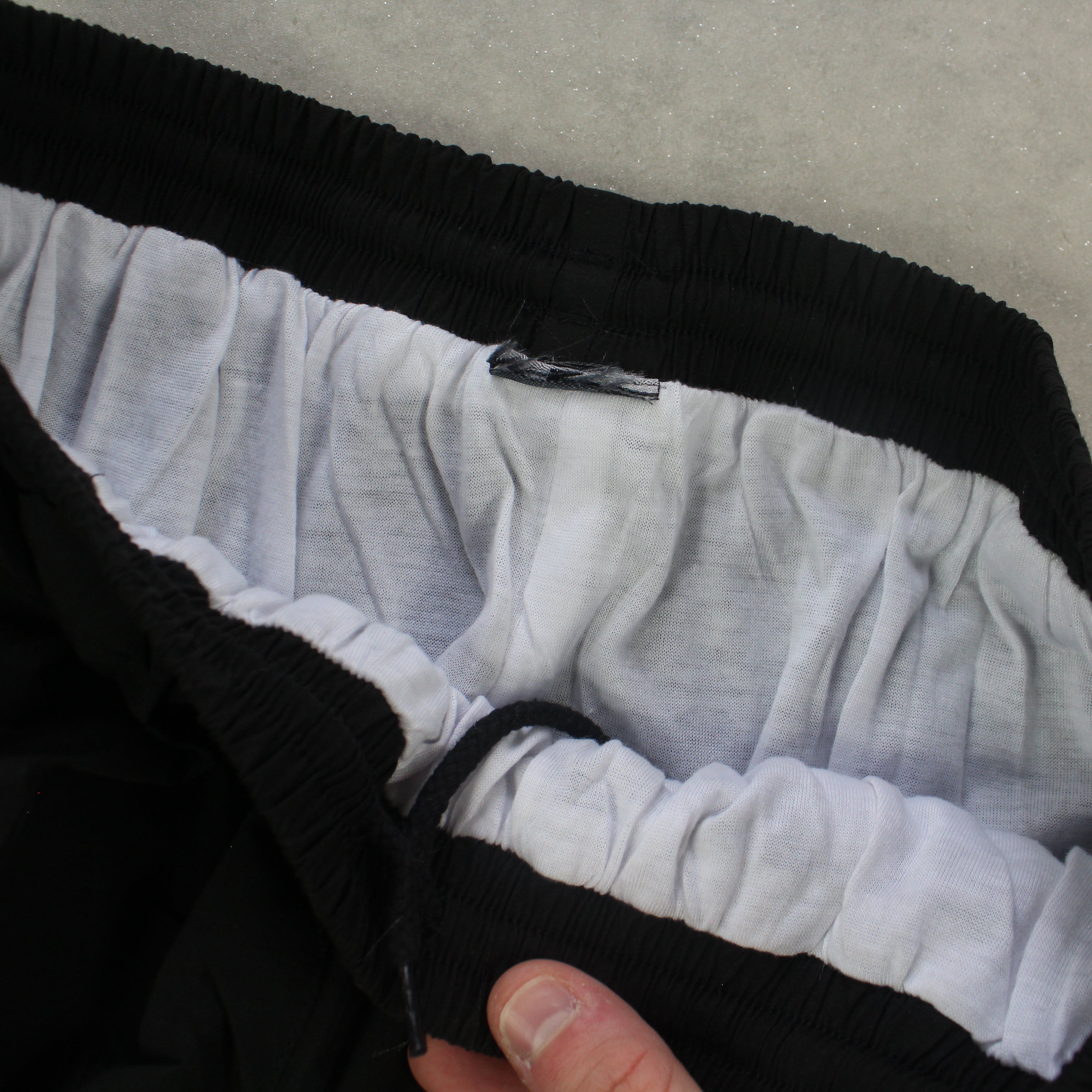 RARE 2000s Baggy Trackpants Black-OSI