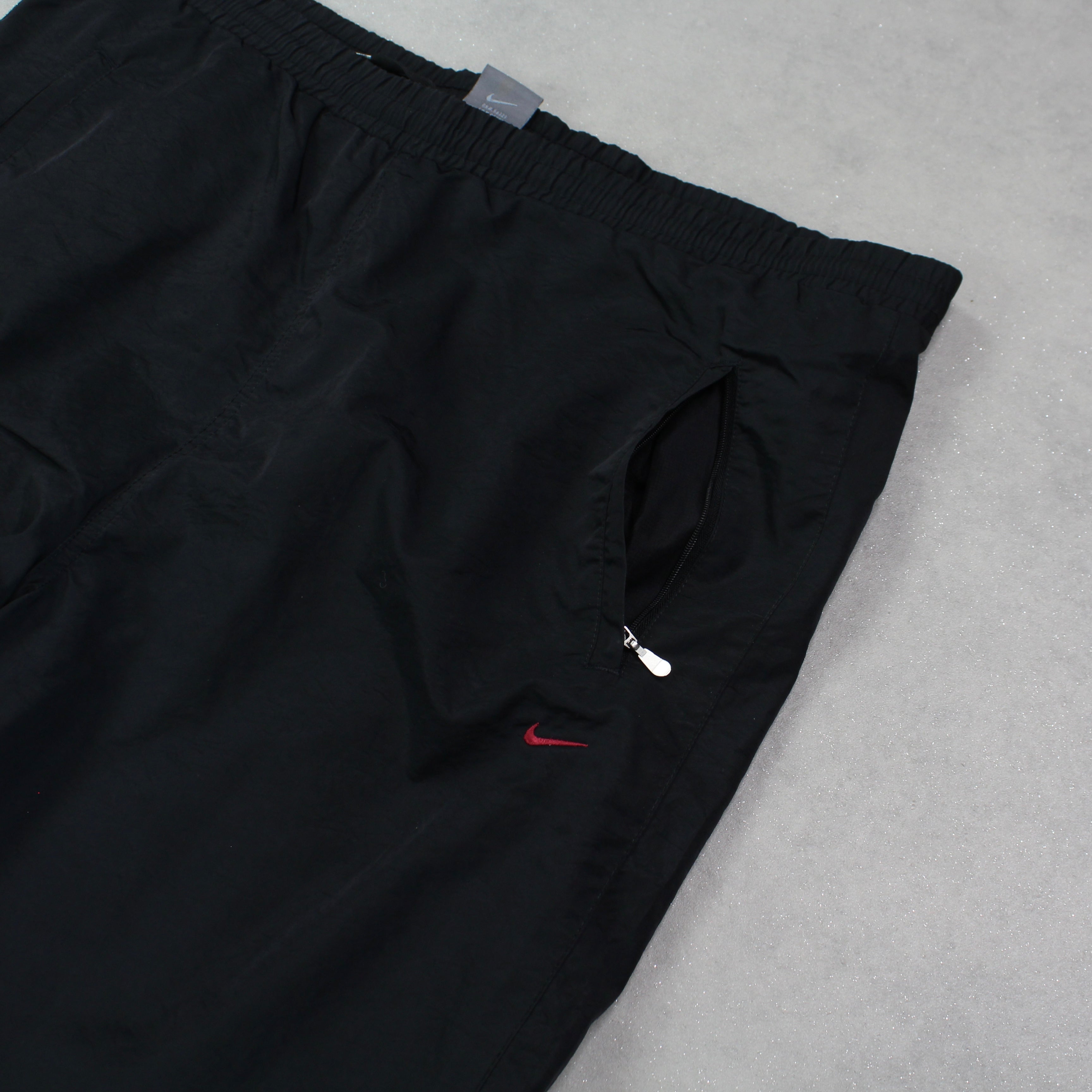 RARE 2000s Trackpants Black-OSI