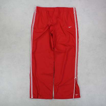 RARE 00s Baggy Trackpants Red-OSI