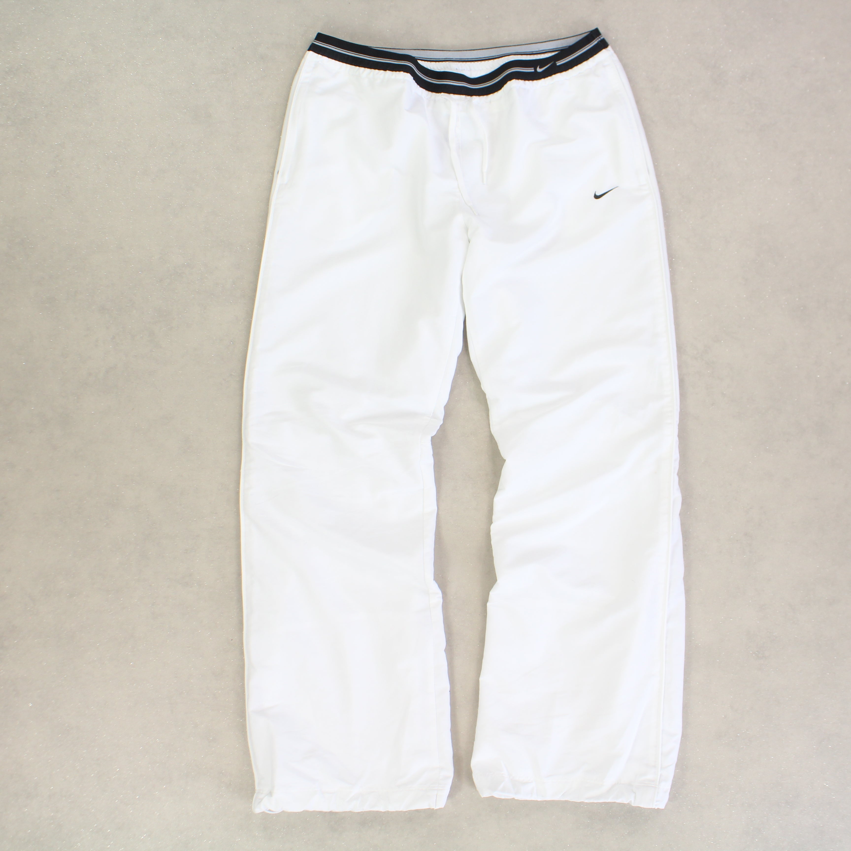 RARE 2000s Baggy Trackpants White-OSI
