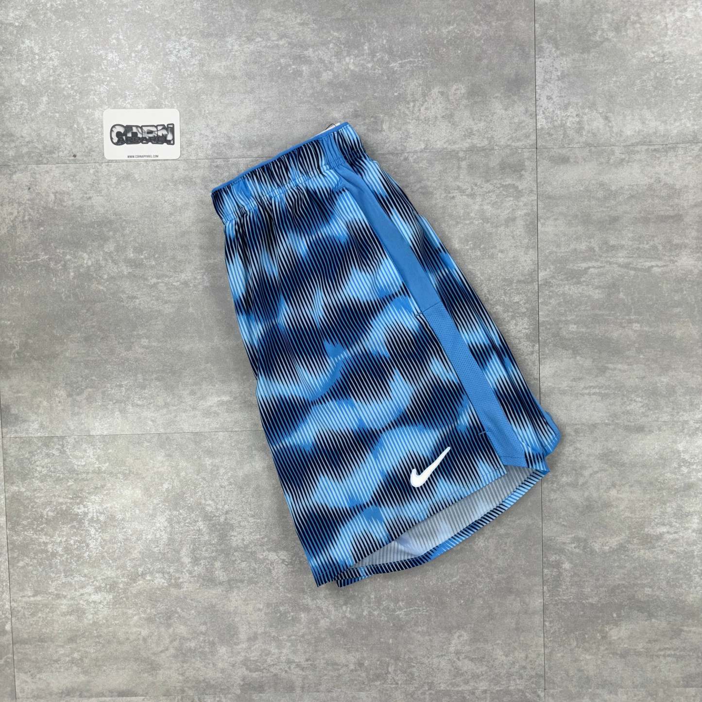 Festival Blue Repel Windbreaker & Challenger Shorts Set-OSI