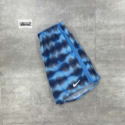 Festival Blue Repel Windbreaker & Challenger Shorts Set-OSI