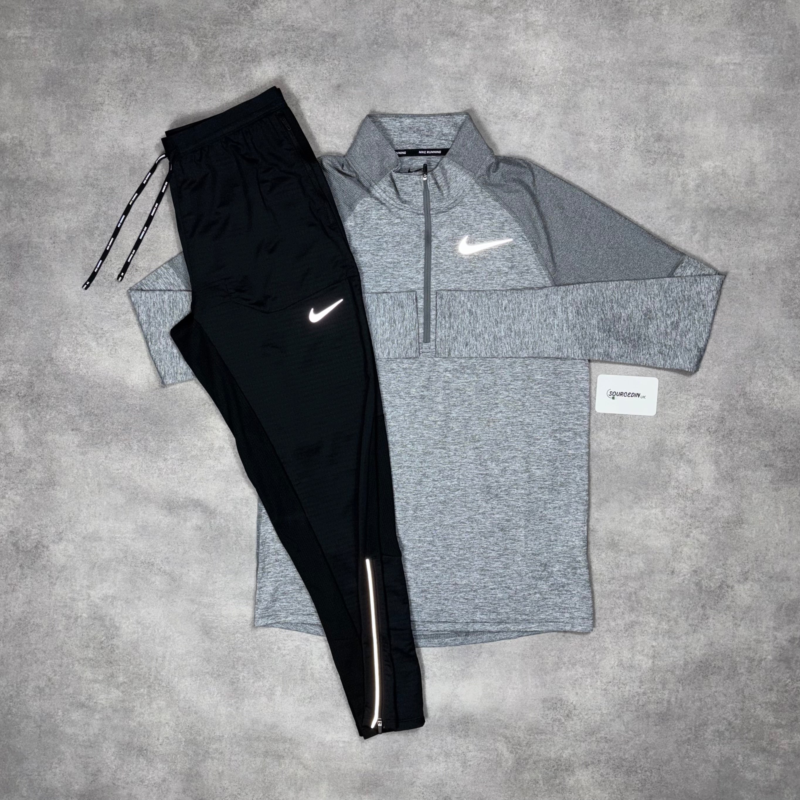Element 1/4 Zip Grey & Black Phenom Bottoms-OSI
