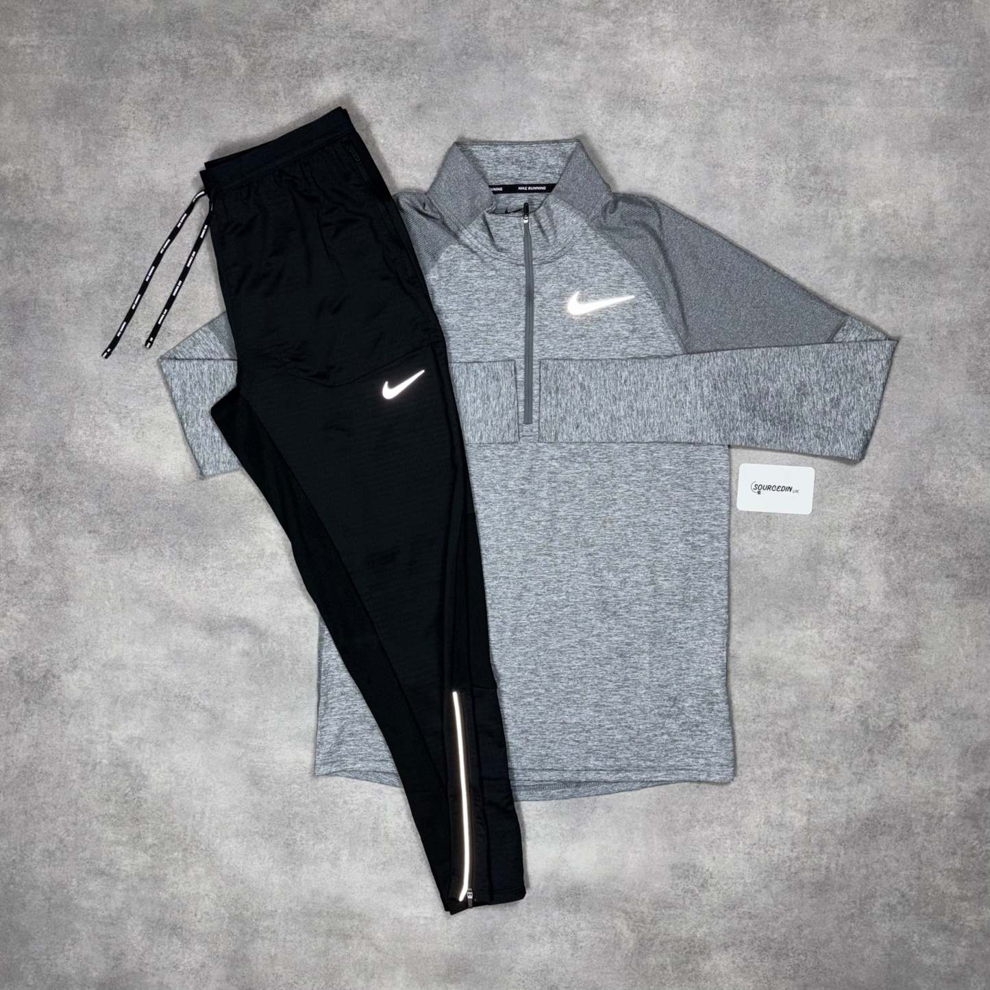 Element 1/4 Zip Grey & Black Phenom Bottoms-OSI