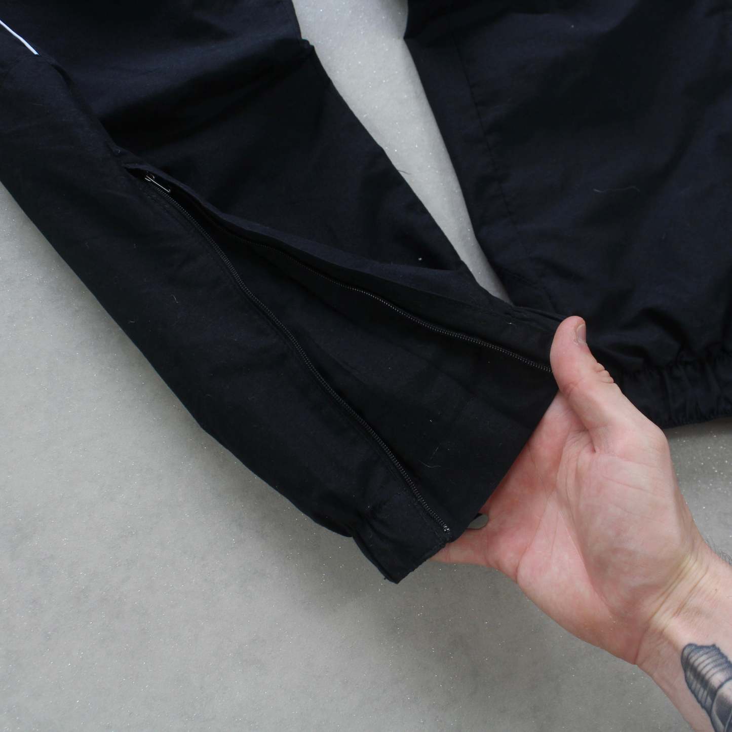 RARE 2000s Trackpants Black-OSI