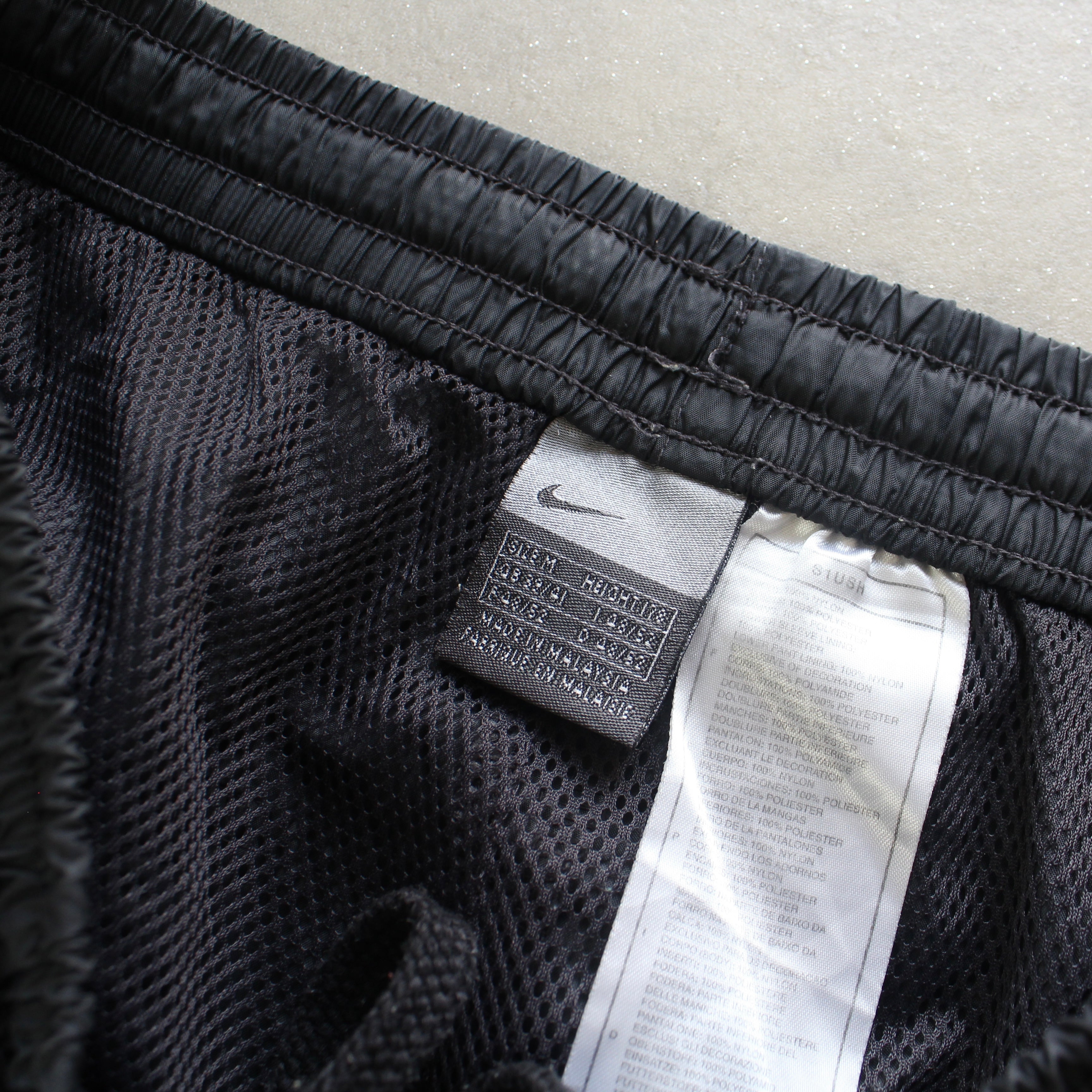 RARE 2000s Trackpants Black-OSI