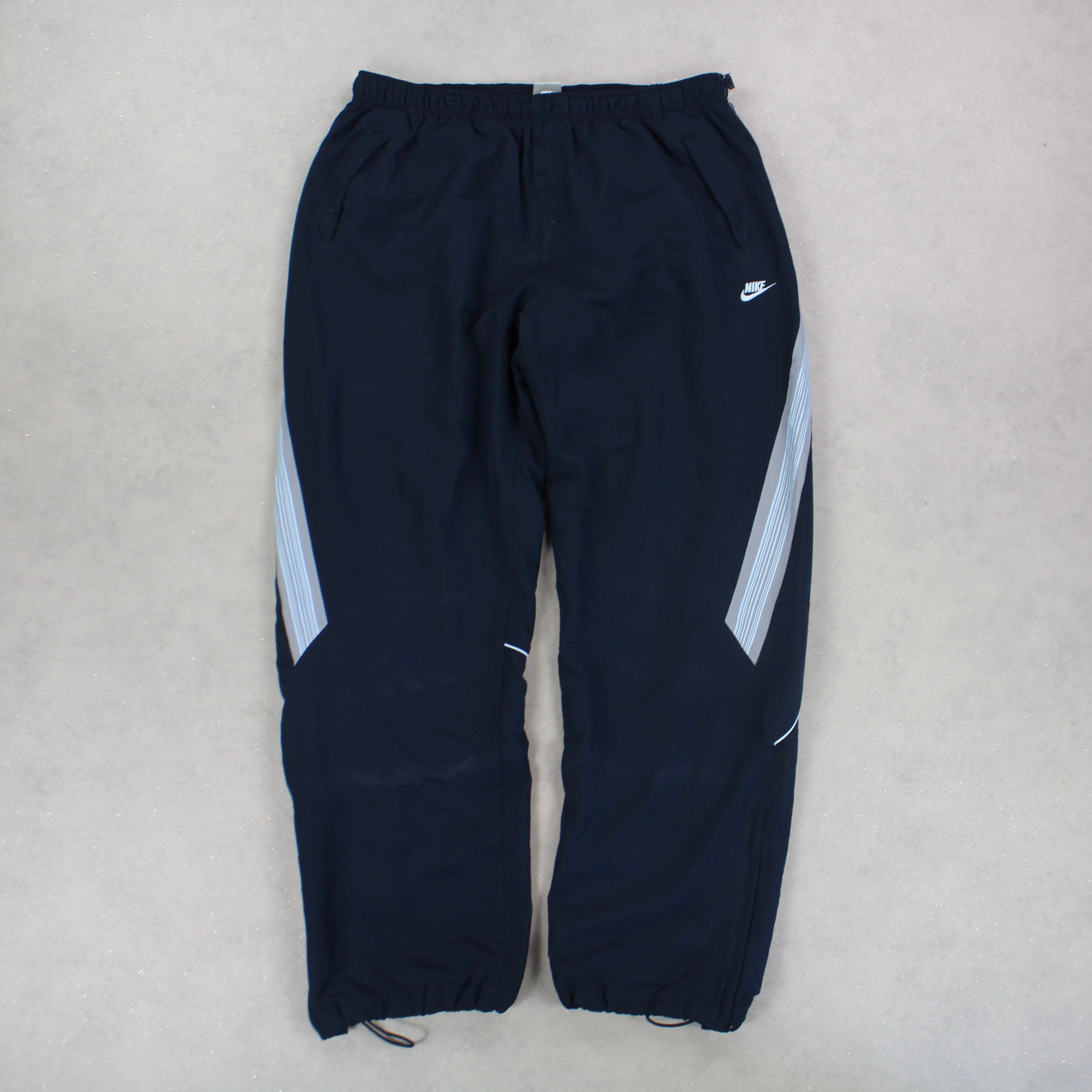 RARE 00s Baggy Trackpants Navy-OSI