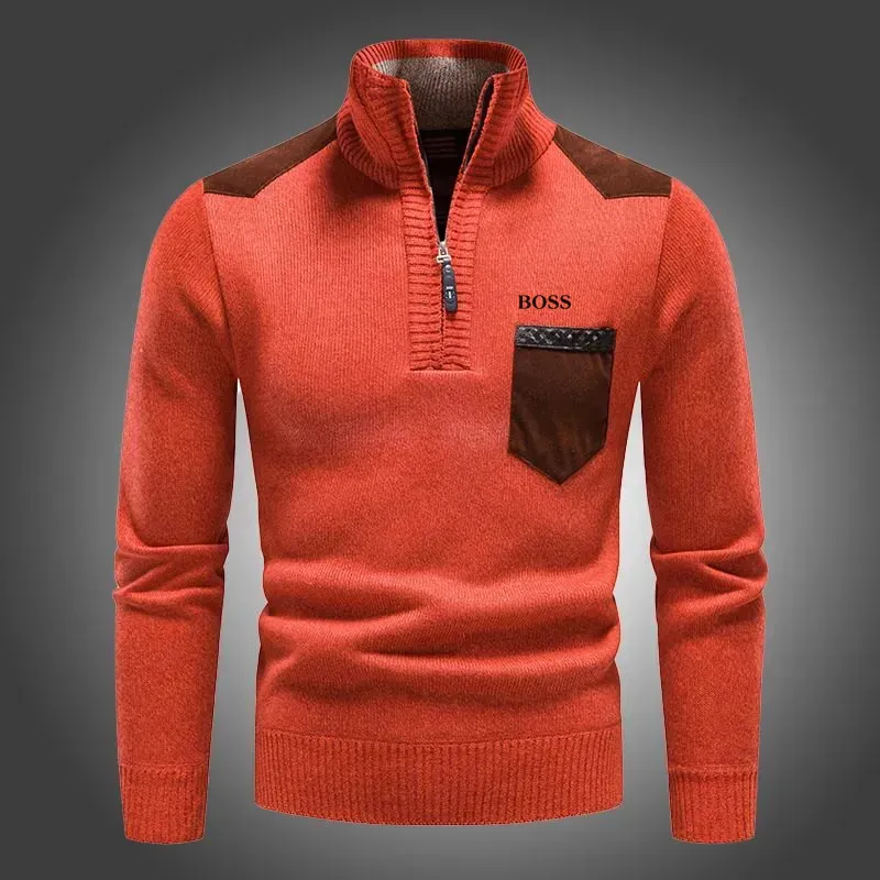 Suéter grosso masculino com gola alta-OSI