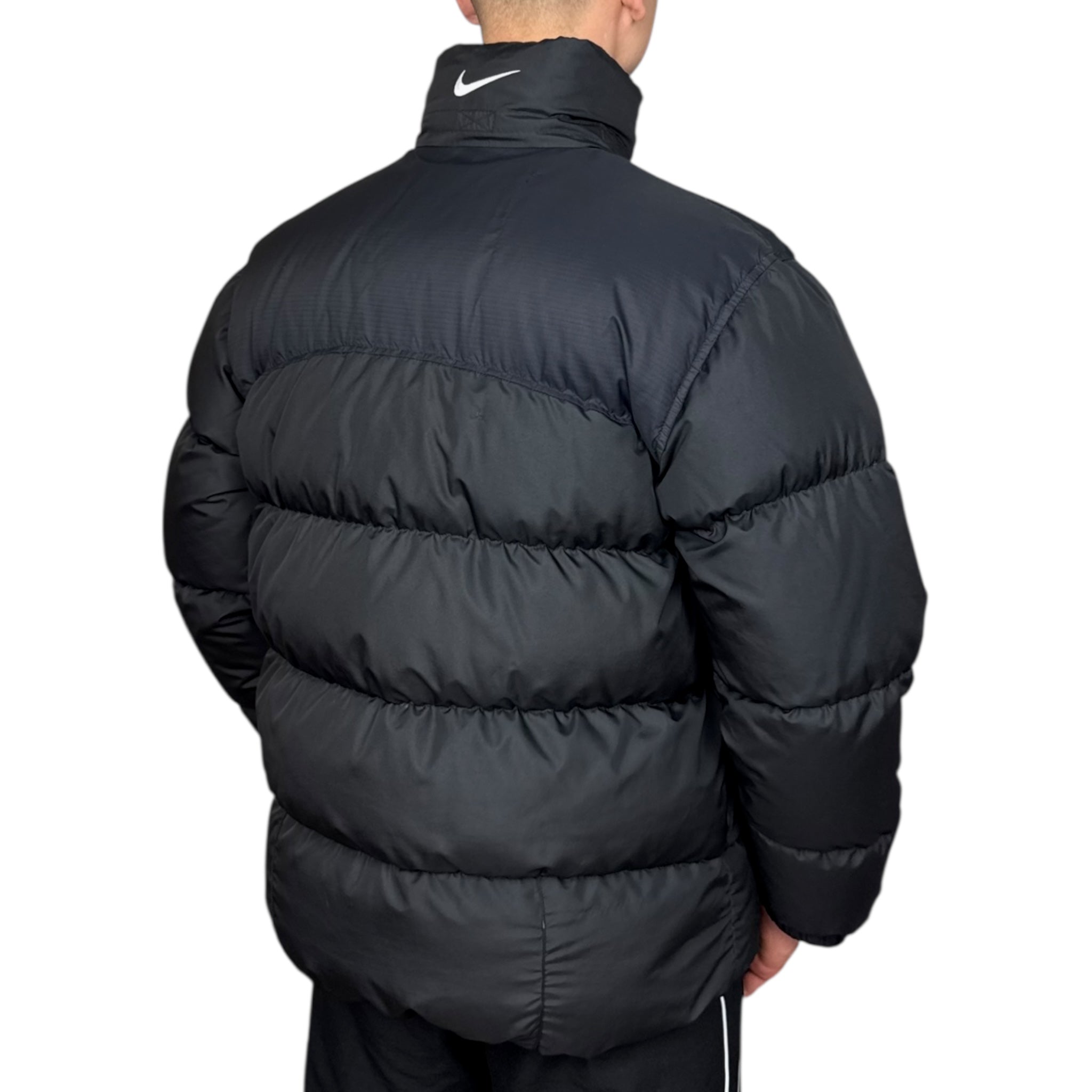 Vintage  Puffer Daunenjacke Schwarz-OSI