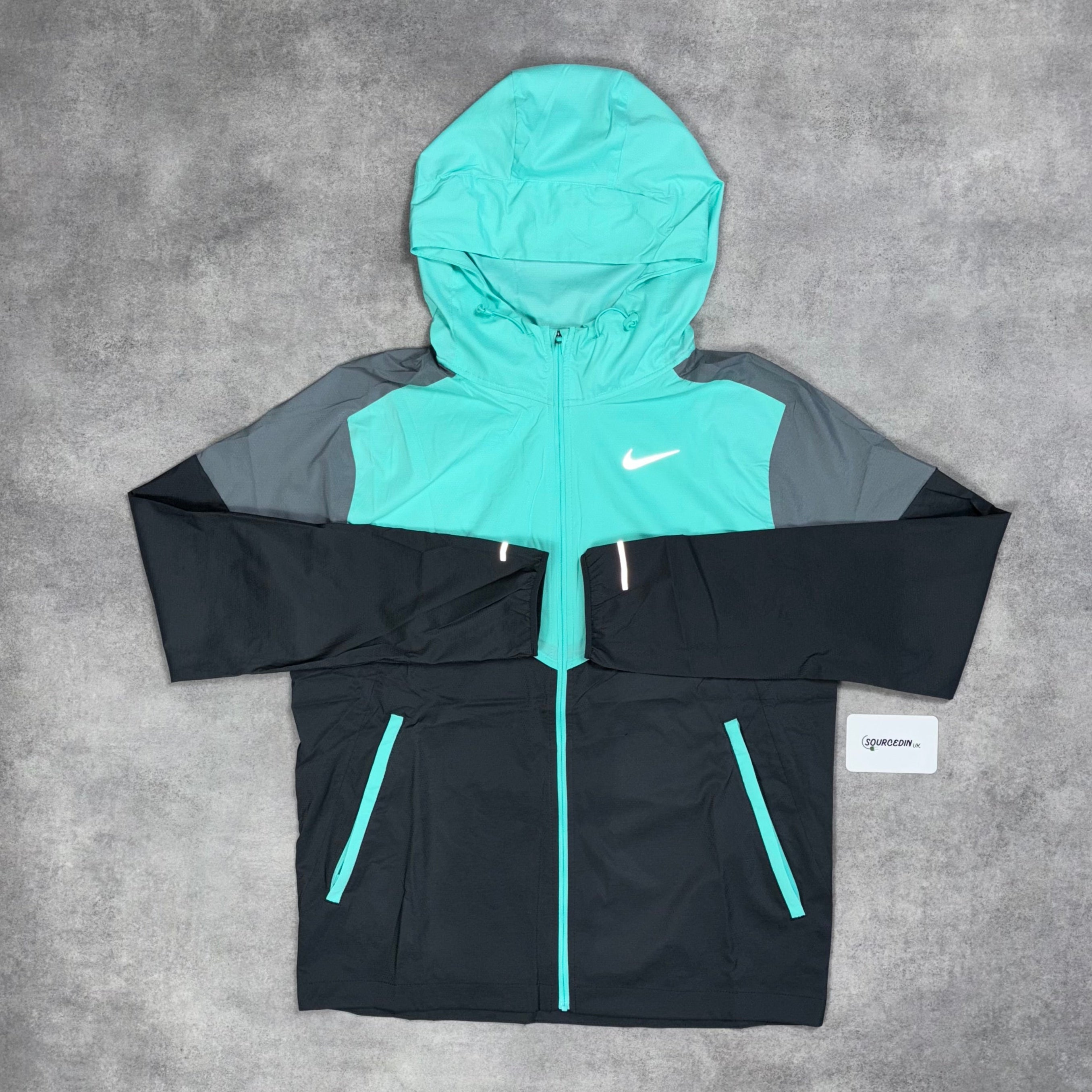 Uv Windrunner Jacket Mint Green & Black Phenom Bottoms Set-OSI
