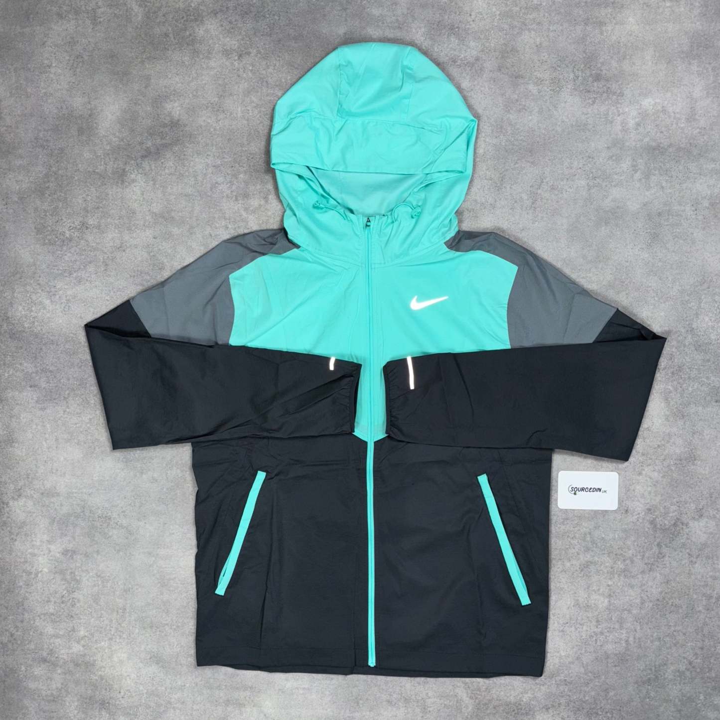 Uv Windrunner Jacket Mint Green & Black Phenom Bottoms Set-OSI