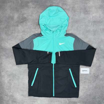 Uv Windrunner Jacket Mint Green & Black Phenom Bottoms Set-OSI