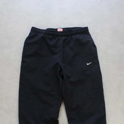 RARE 2000s Trackpants Black-OSI
