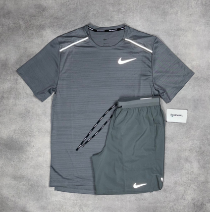 Miler 1.0 & 7” Flex Short Set Grey-OSI