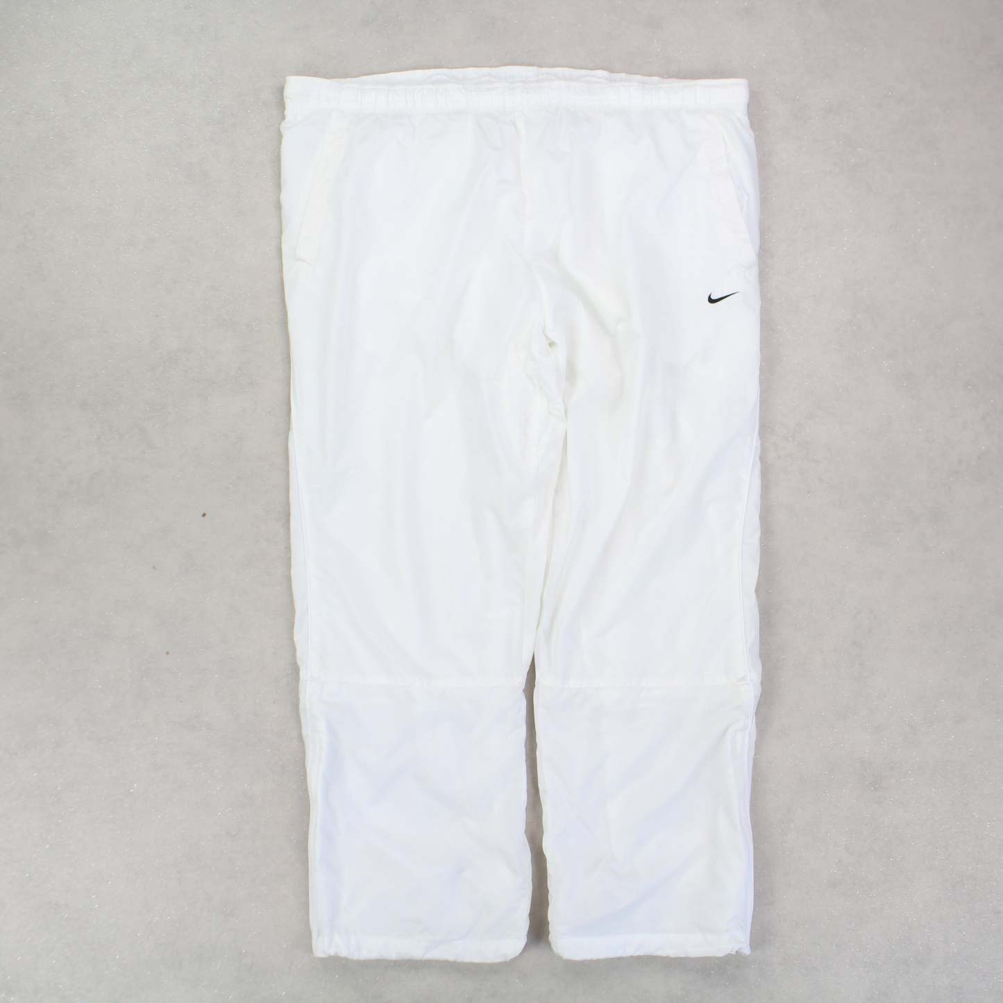 RARE 00s Baggy Trackpants White-OSI