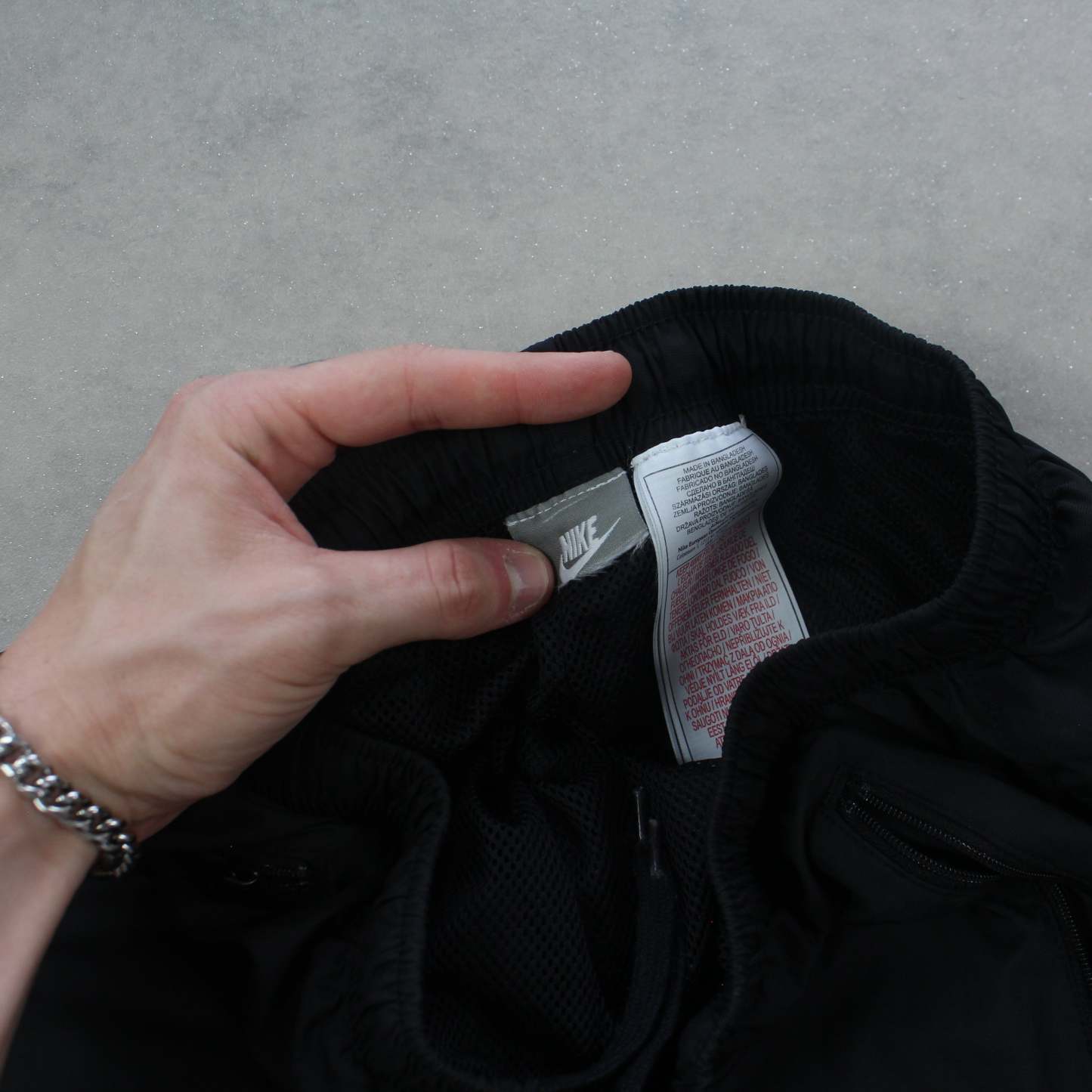 RARE 2000s Trackpants Black-OSI