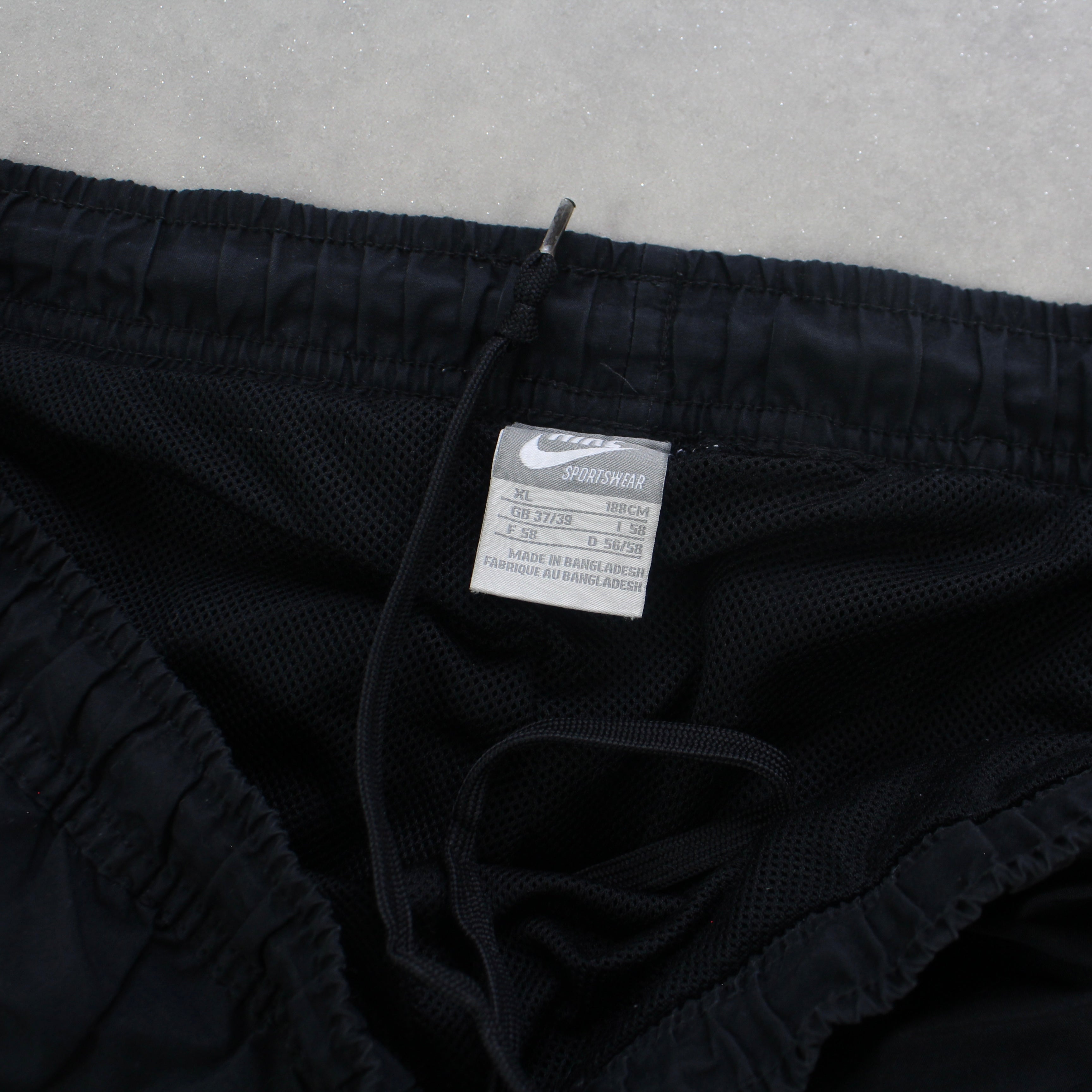 RARE 2000s Trackpants Black-OSI