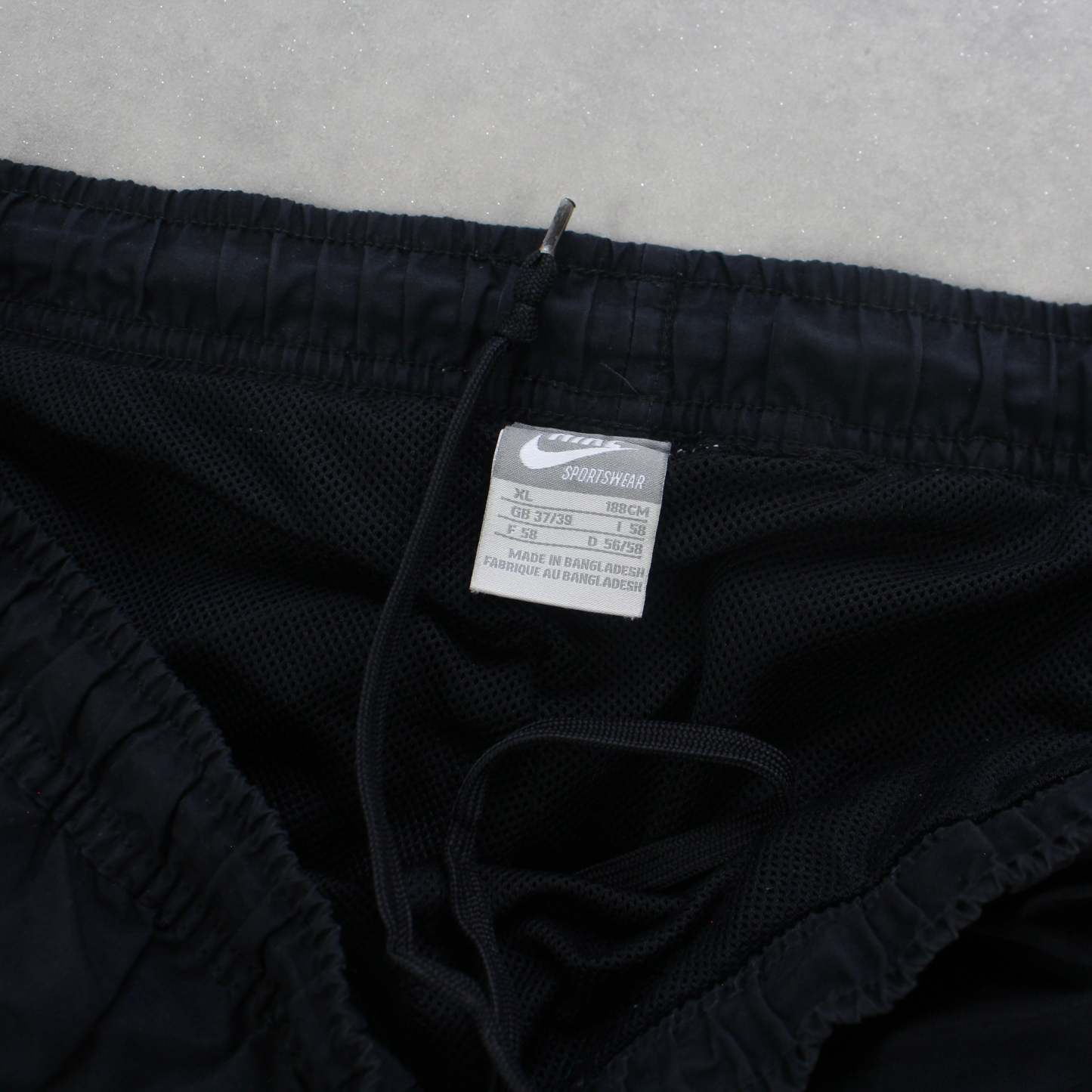 RARE 2000s Trackpants Black-OSI