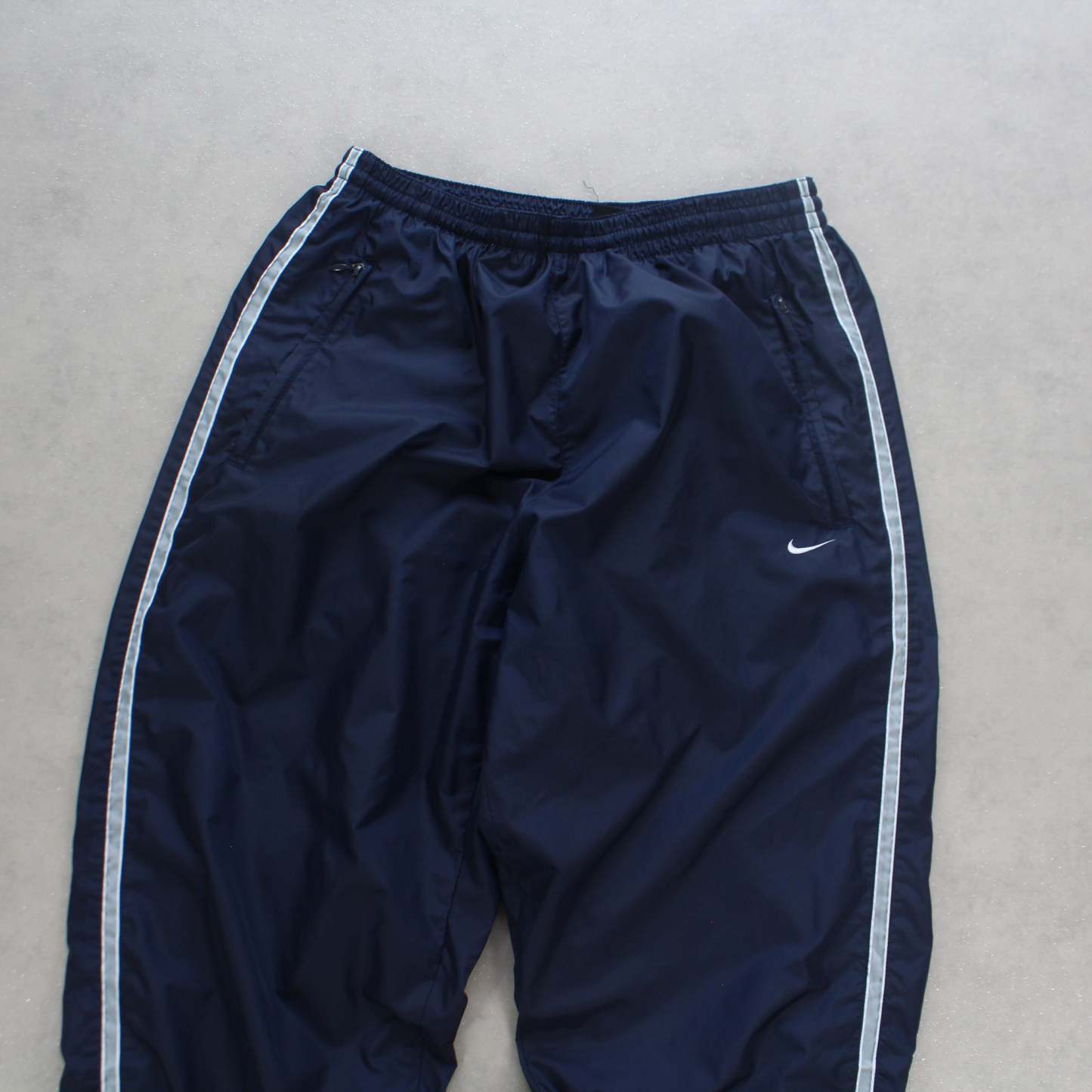RARE 1990s Baggy Trackpants Navy-OSI