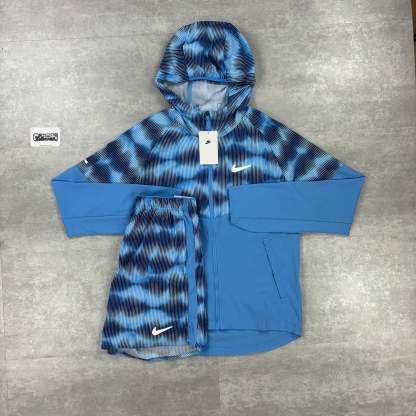 Festival Blue Repel Windbreaker & Challenger Shorts Set-OSI