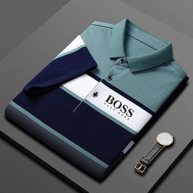 Men's high-end striped stretch shirt-OSI