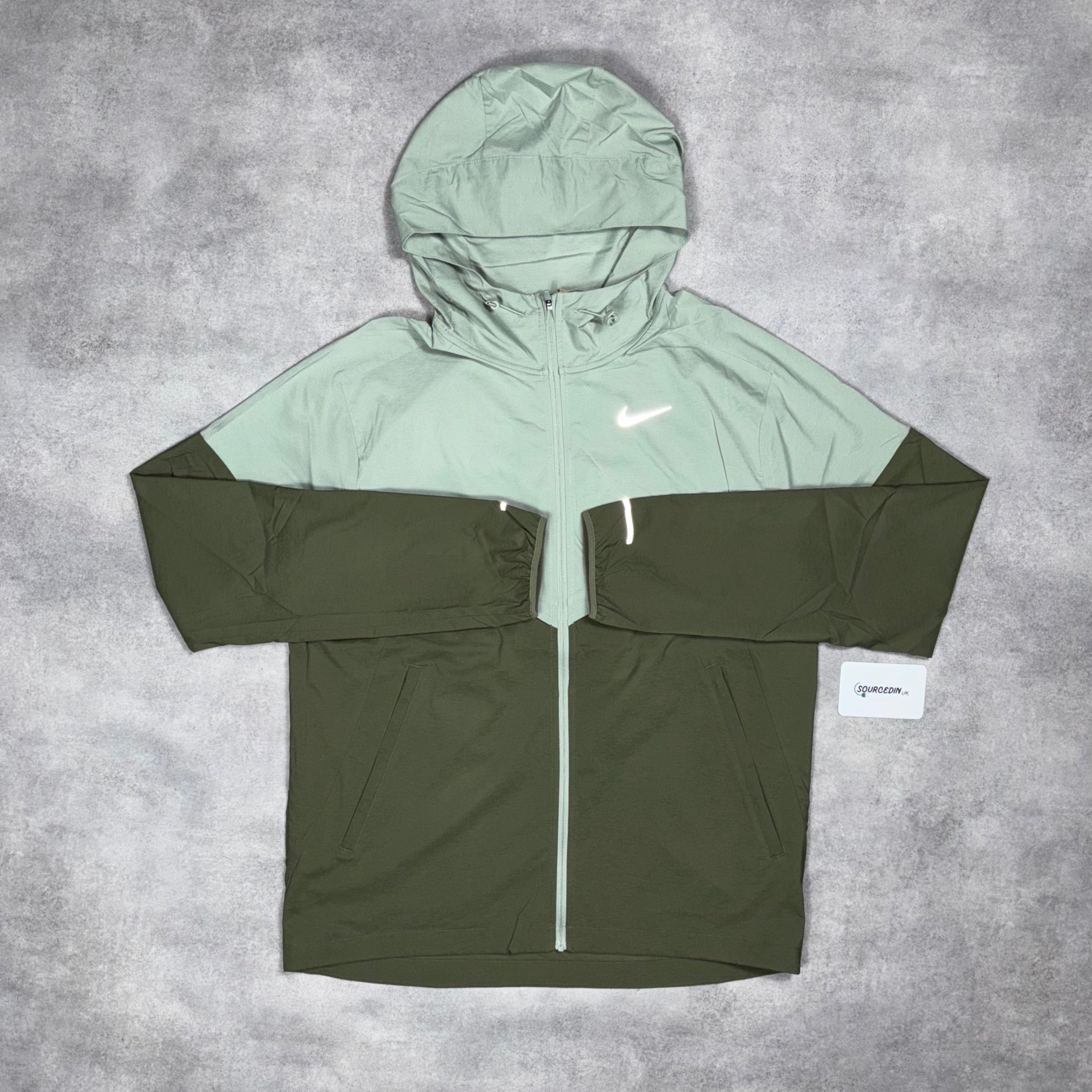 Uv Windrunner Jacket Jade Green & Black Phenom Bottoms Set-OSI