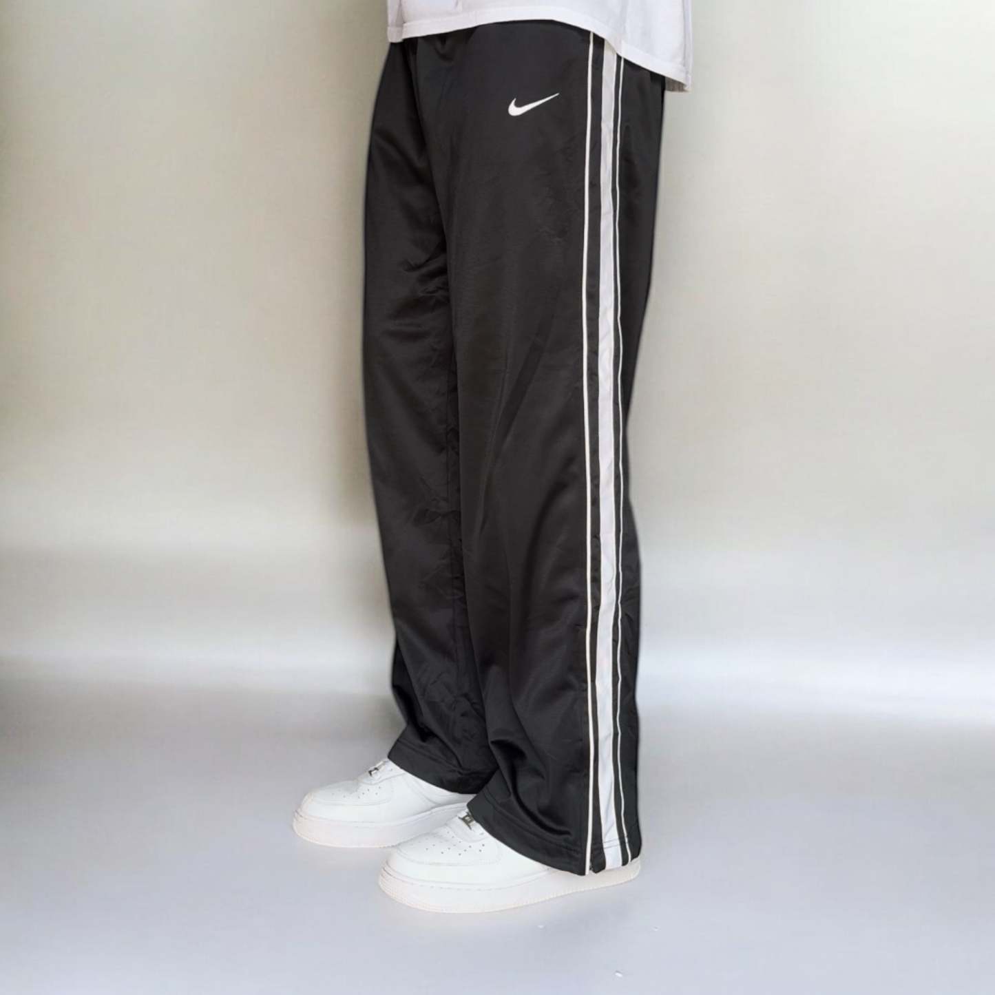 RARE 2000s Trackpants Black-OSI