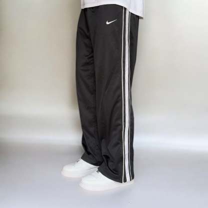 RARE 2000s Trackpants Black-OSI