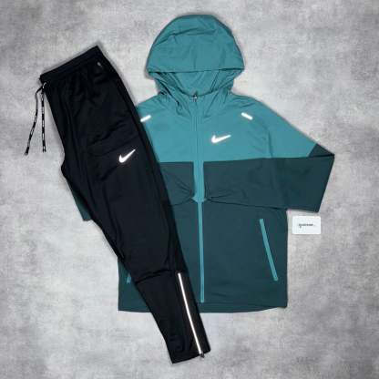 Uv Windrunner Jacket Teal & Black Phenom Pants Set-OSI