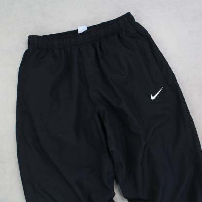 RARE 2000s Trackpants Black-OSI