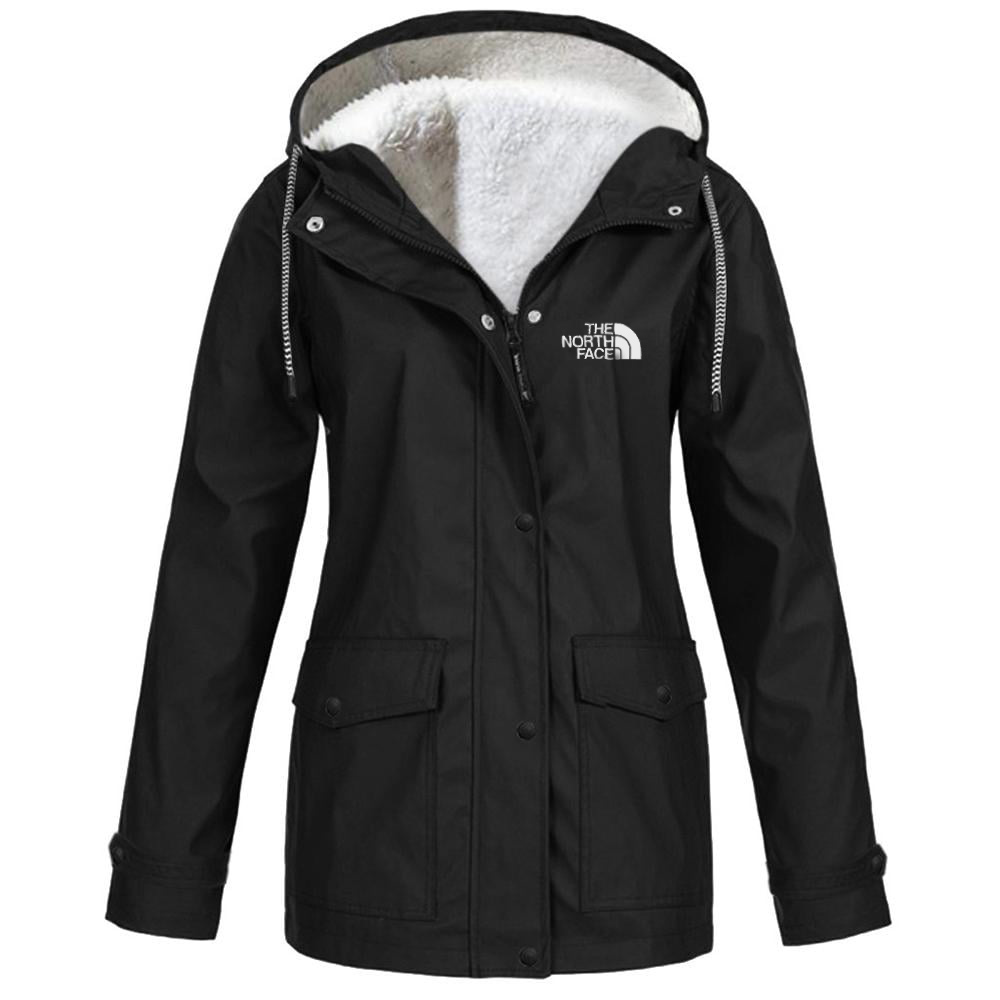 Women's fleece windproof hooded jacket-OSI