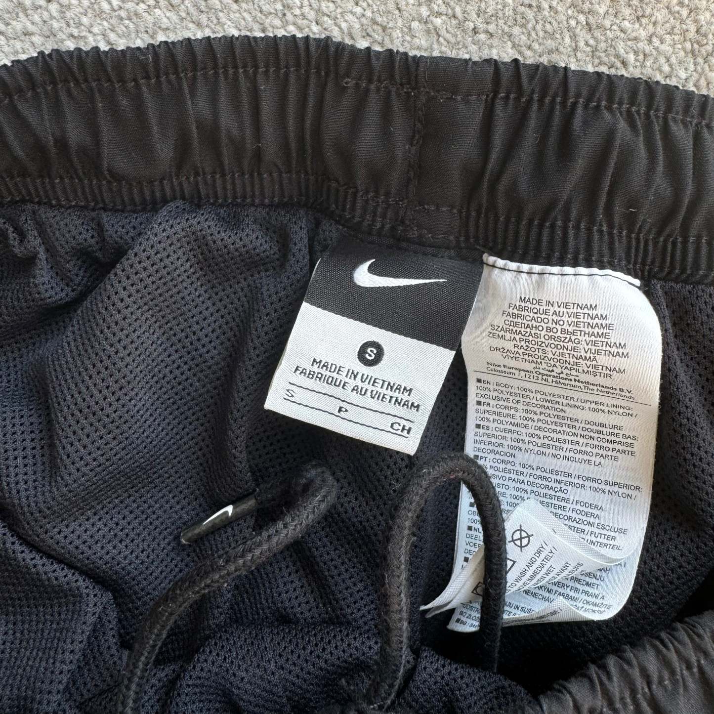 RARE 2000s Trackpants Black-OSI