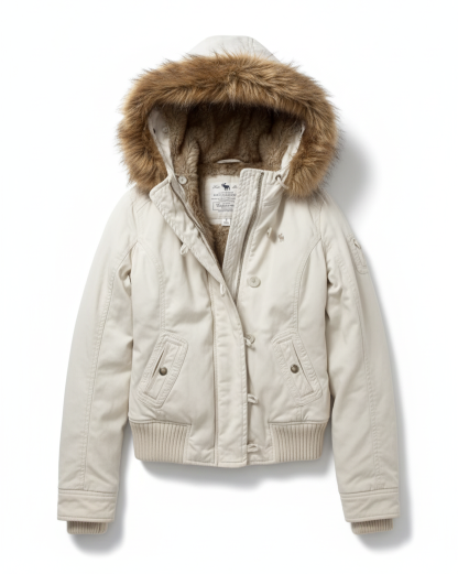 Warm fleece parka
