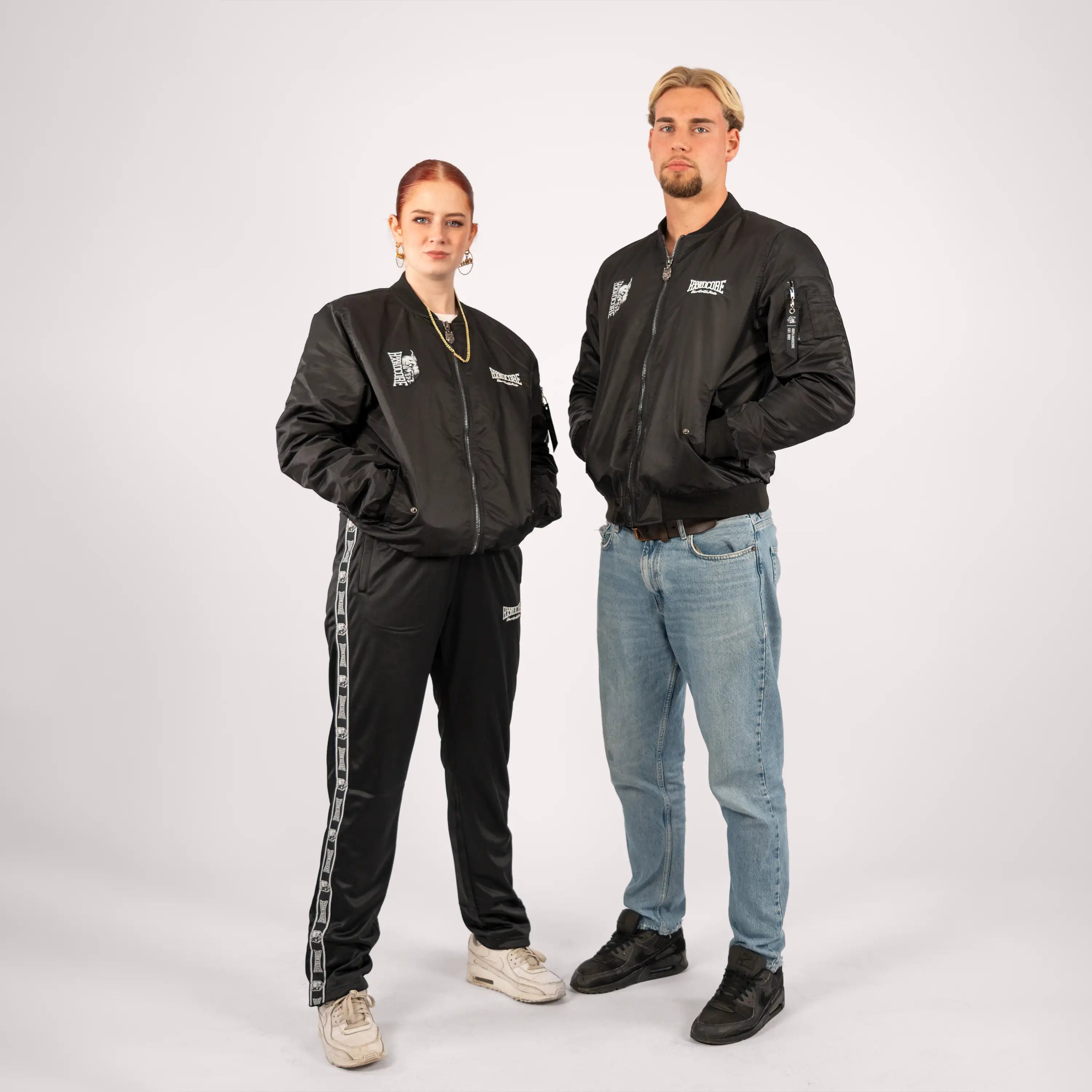 100% Hardcore Bomberjacket Branded Rage Black-OSI