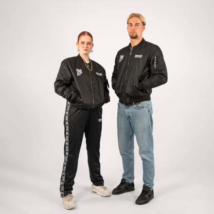 100% Hardcore Bomberjacket Branded Rage Black-OSI